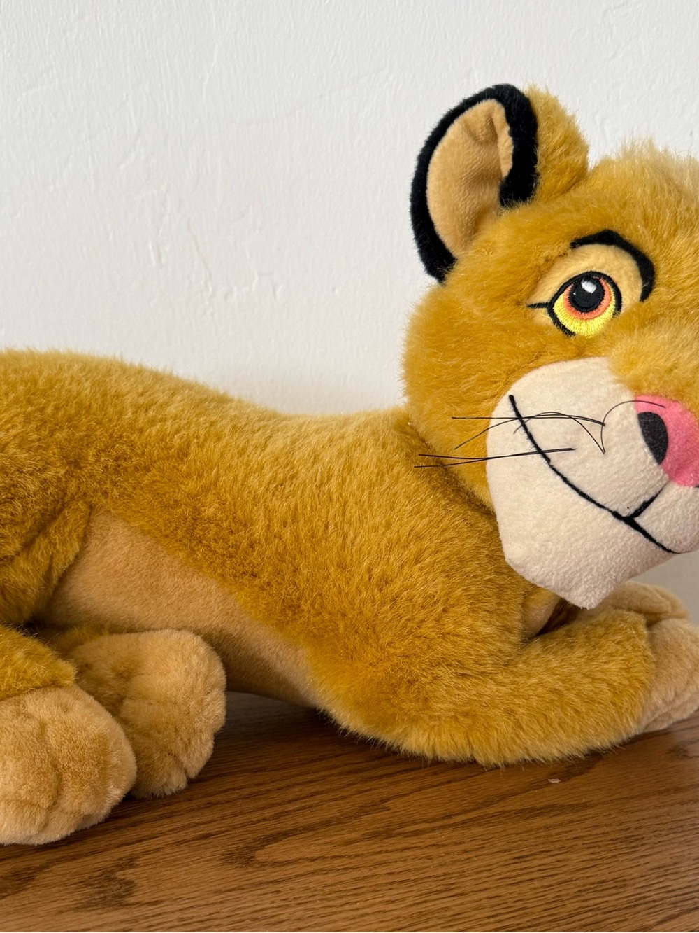 Disney Simba Plush Toy - Yellow and Pink Accent